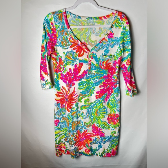 NWOT Lilly Pulitzer Palmetto Dress Resort White Casa Marina Size S - Picture 4 of 8